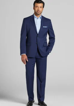 Reserve Collection Traditional Fit Italian Wool Suit Jacket - Big & Tall