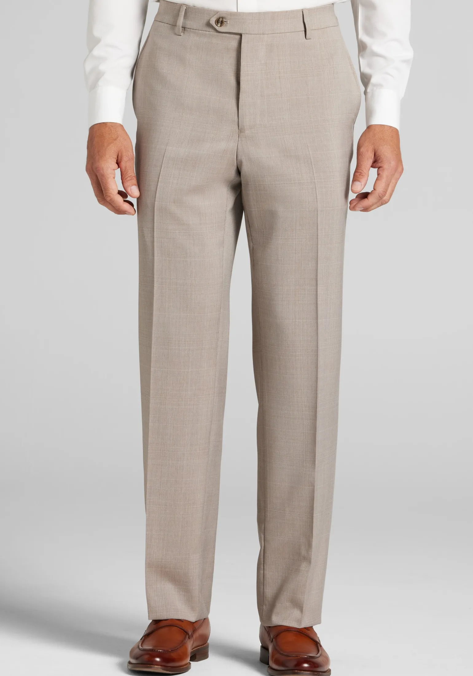 Reserve Traditional Fit Plaid Suit Separate Pants
