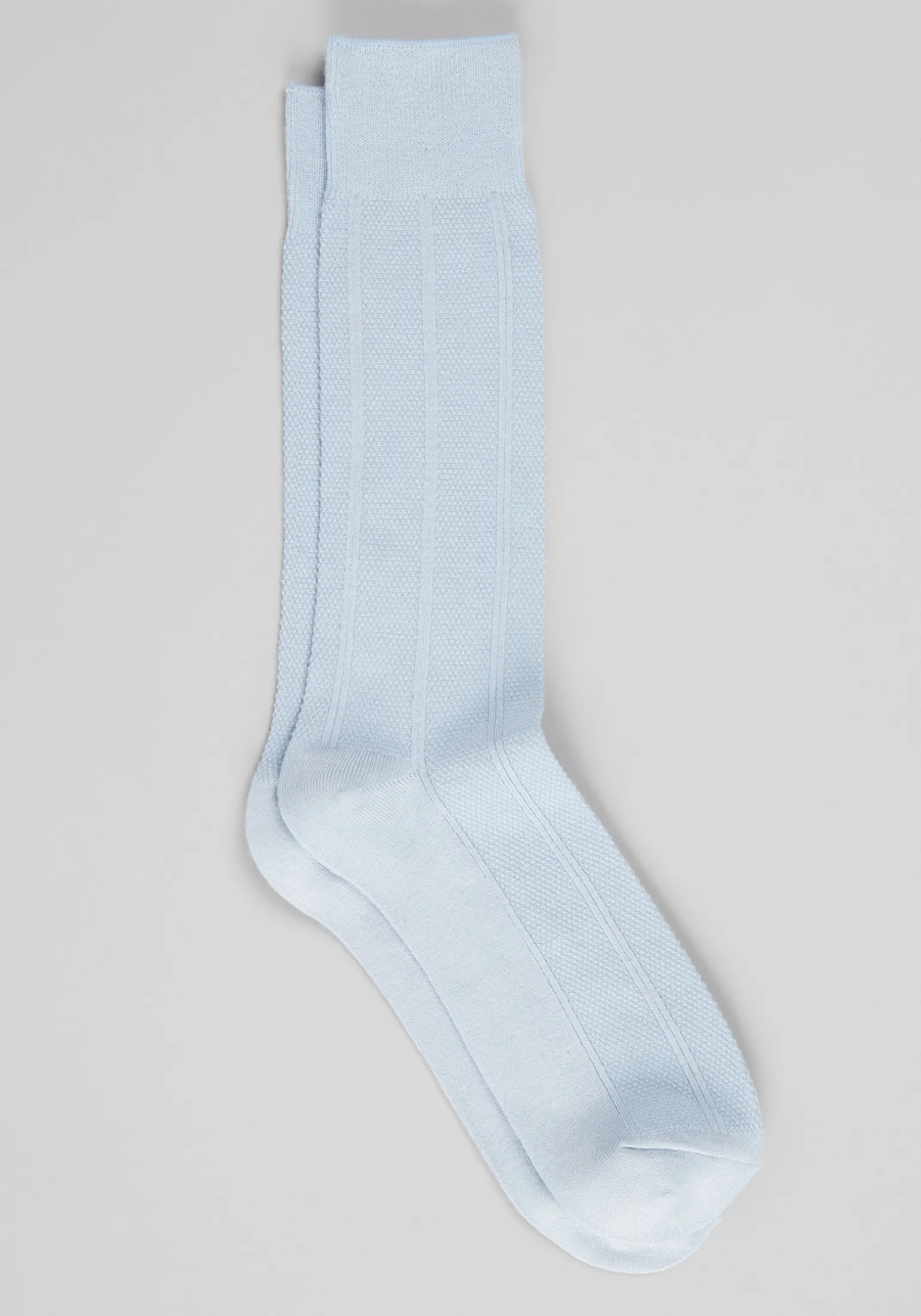Solid Ribbed Texture Chevron Socks