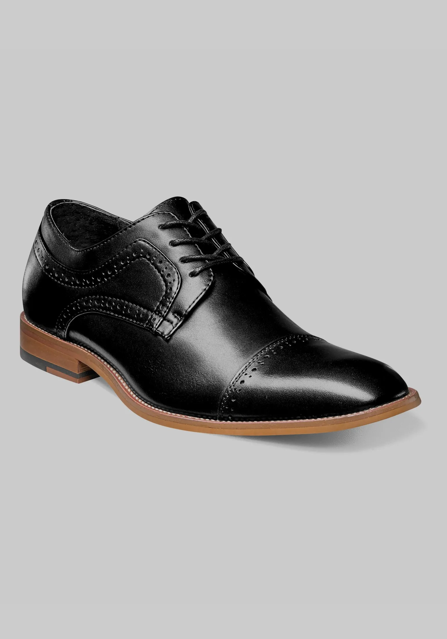 Stacy Adams Dickinson Leather Cap Toe Oxfords