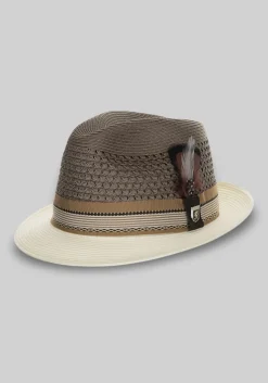Stacy Adams Jalen Vented Poly Braid Fedora