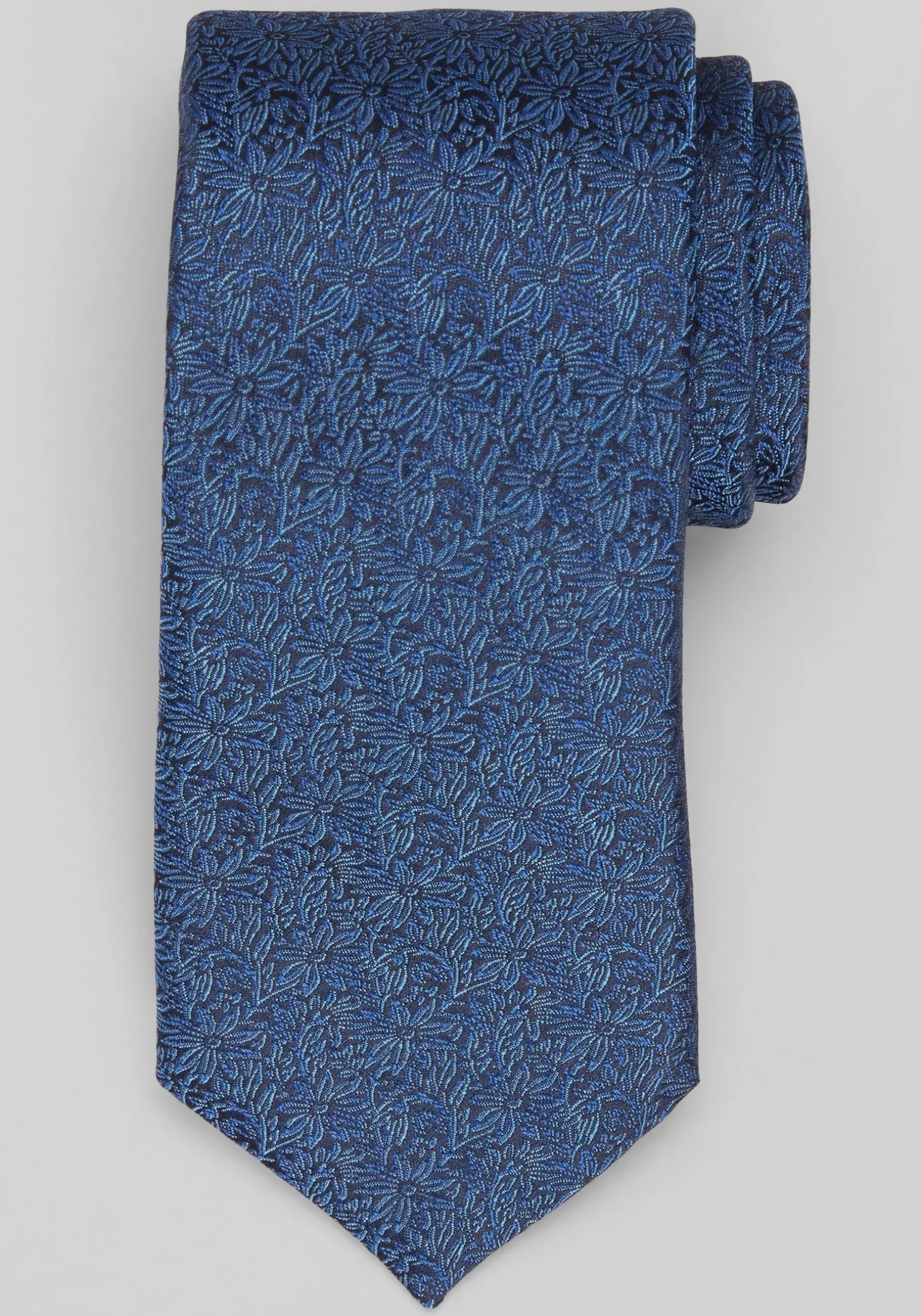 Tonal Linear Floral Tie