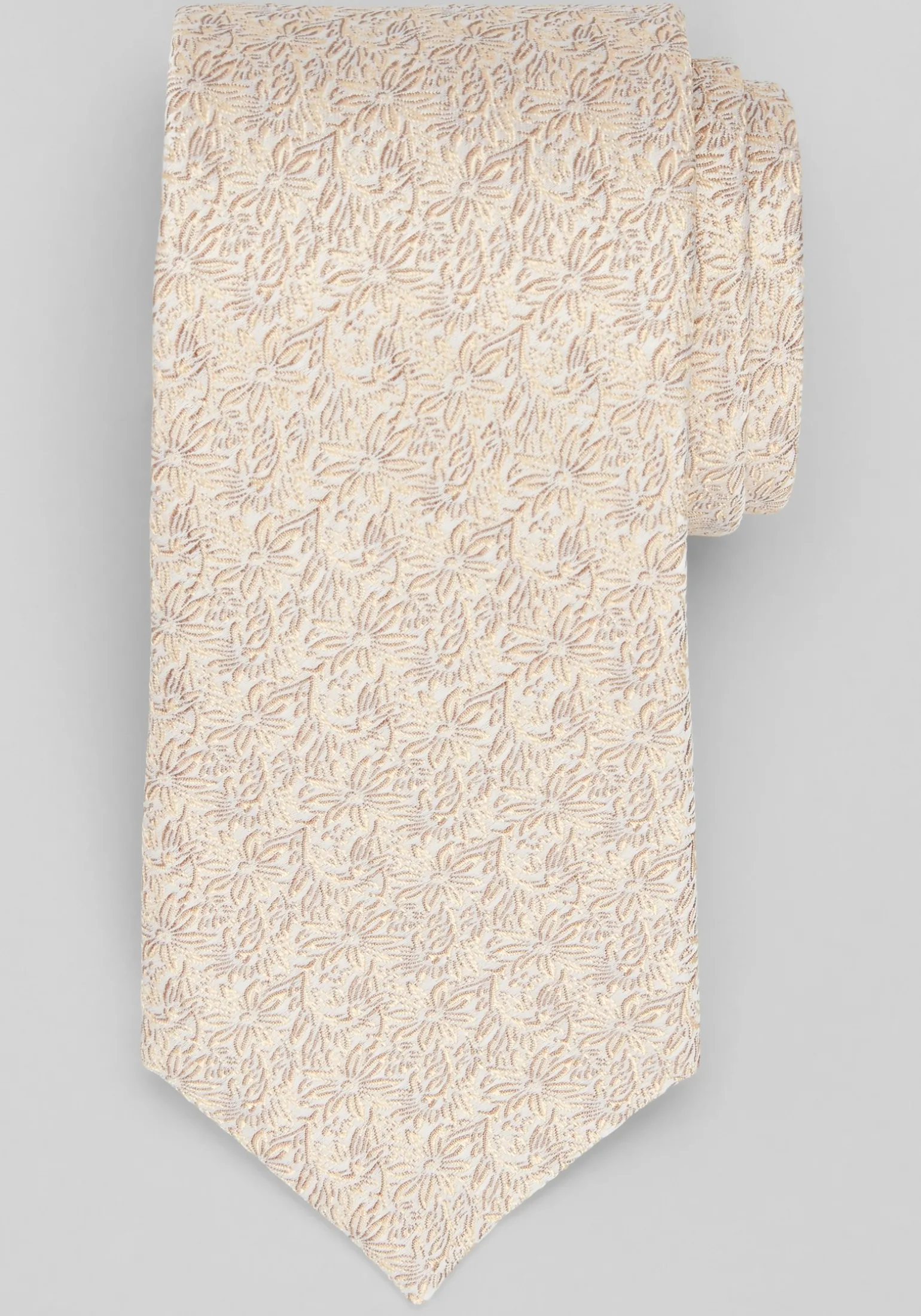 Tonal Linear Floral Tie