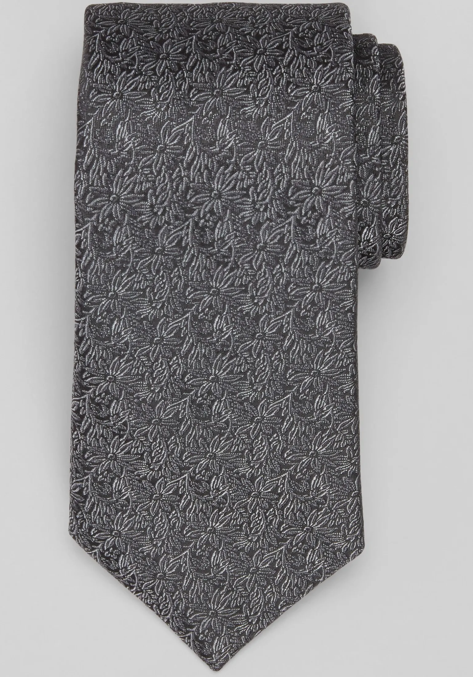 Tonal Linear Floral Tie