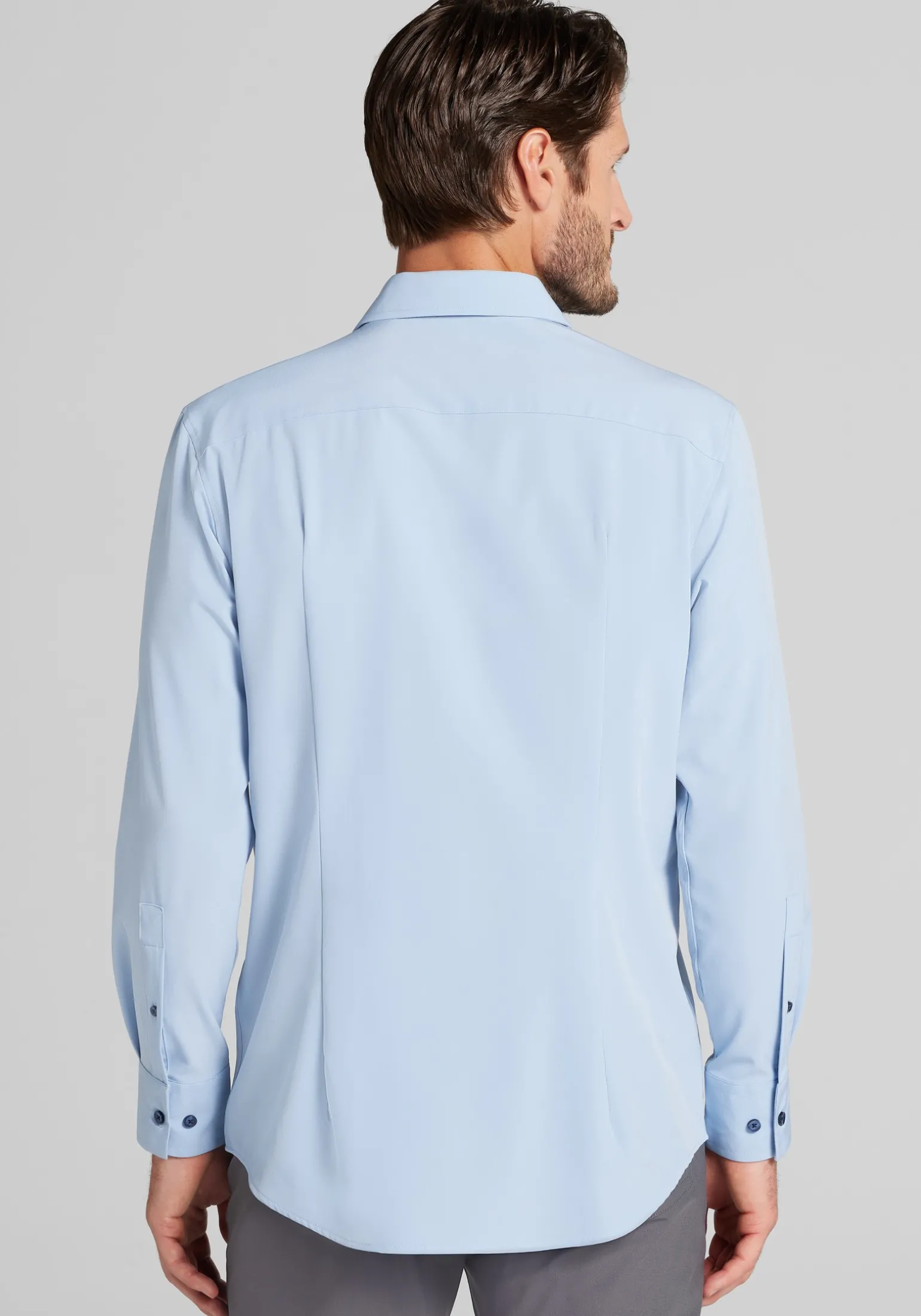 Traveler® Collection COOLMOTION Tailored Fit 4-Way Stretch Button Up Shirt