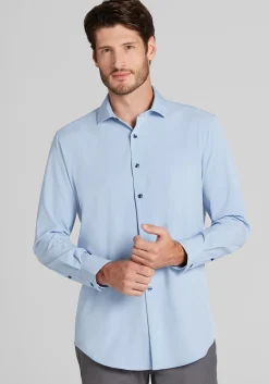 Traveler® Collection COOLMOTION Tailored Fit 4-Way Stretch Button Up Shirt