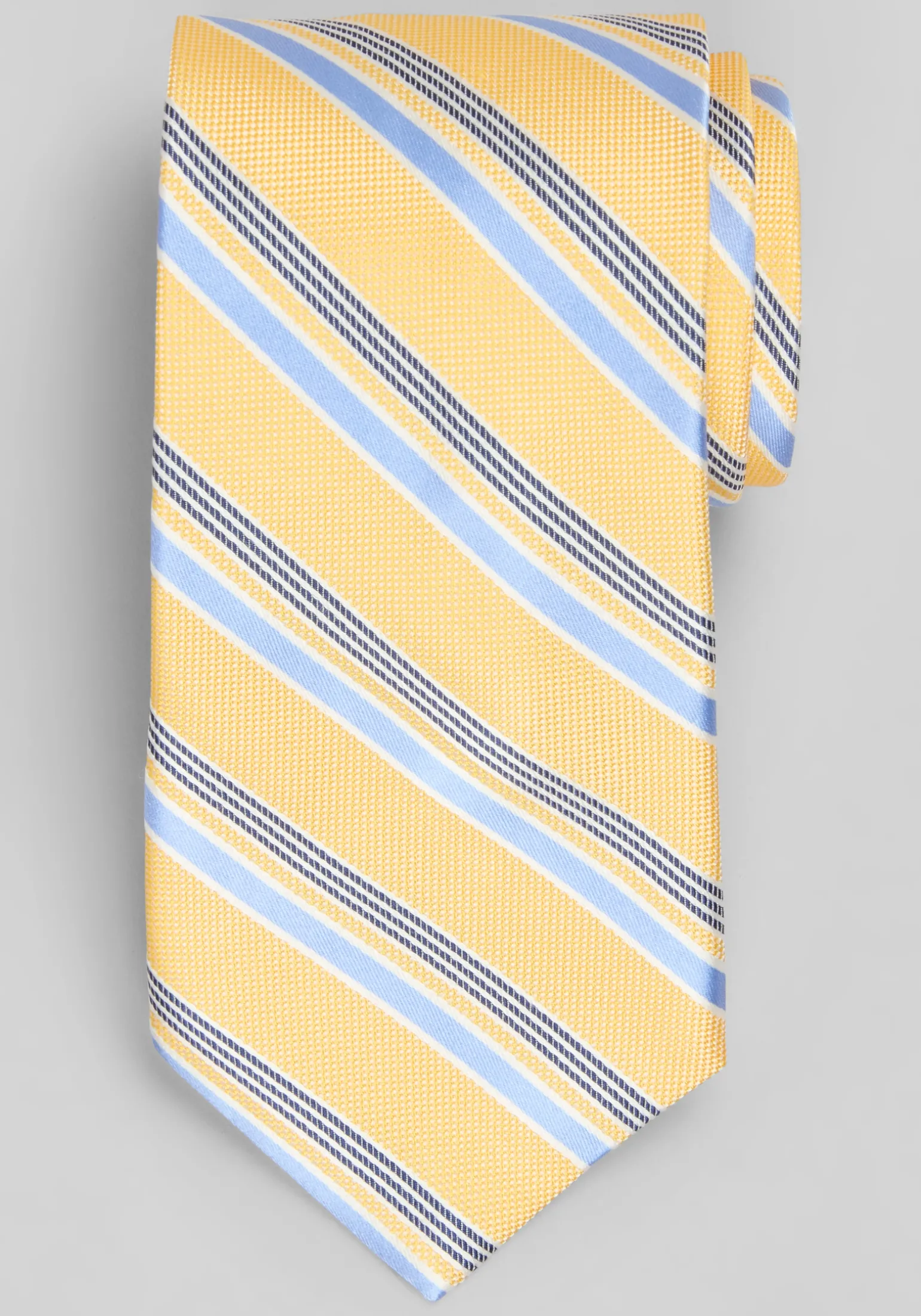 Traveler® Collection Cyber Stripe Silk Tie - Long