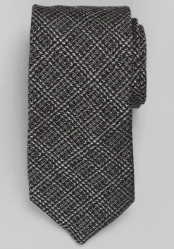 Traveler® Collection Houndstooth Plaid Tie
