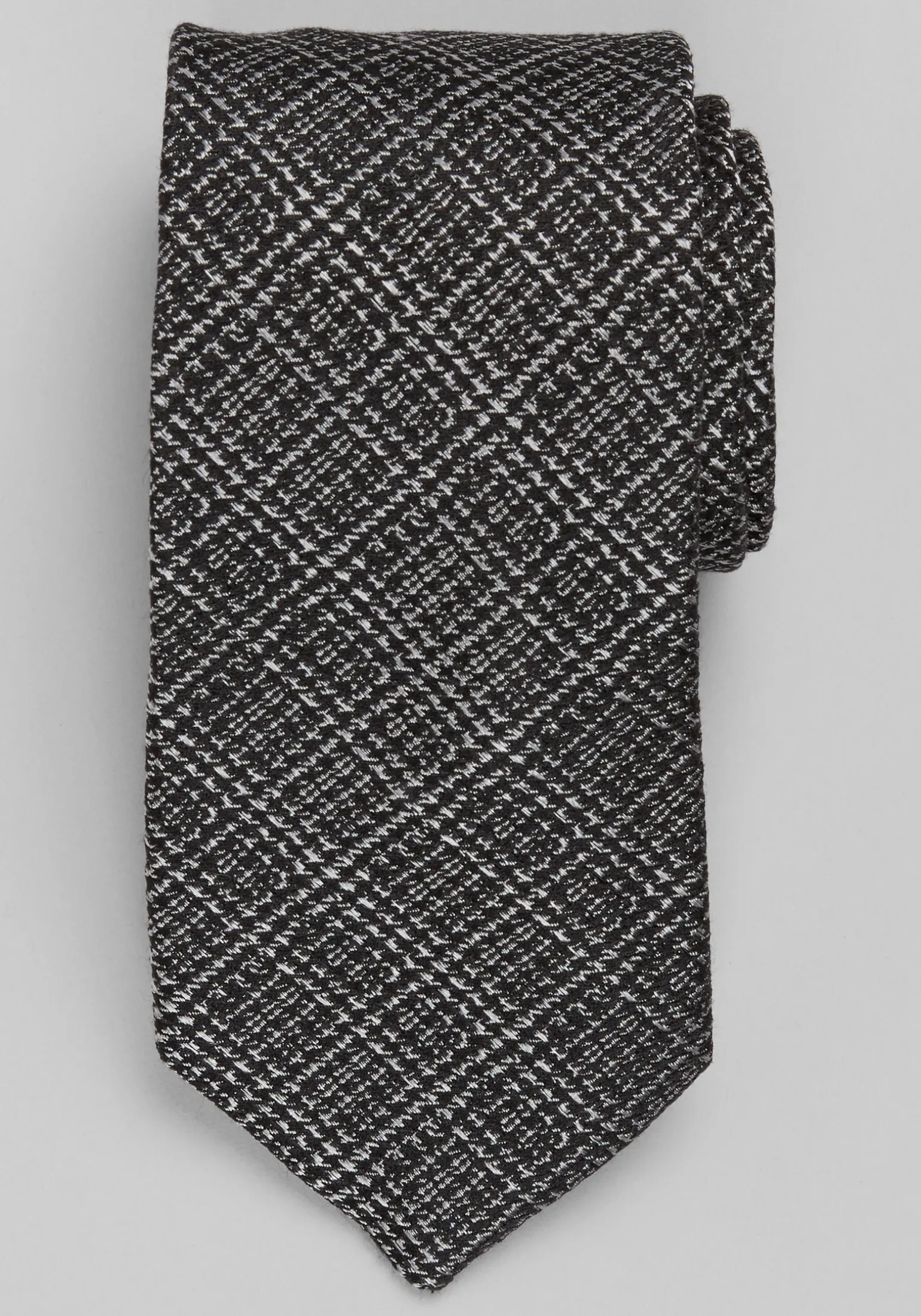 Traveler® Collection Houndstooth Plaid Tie