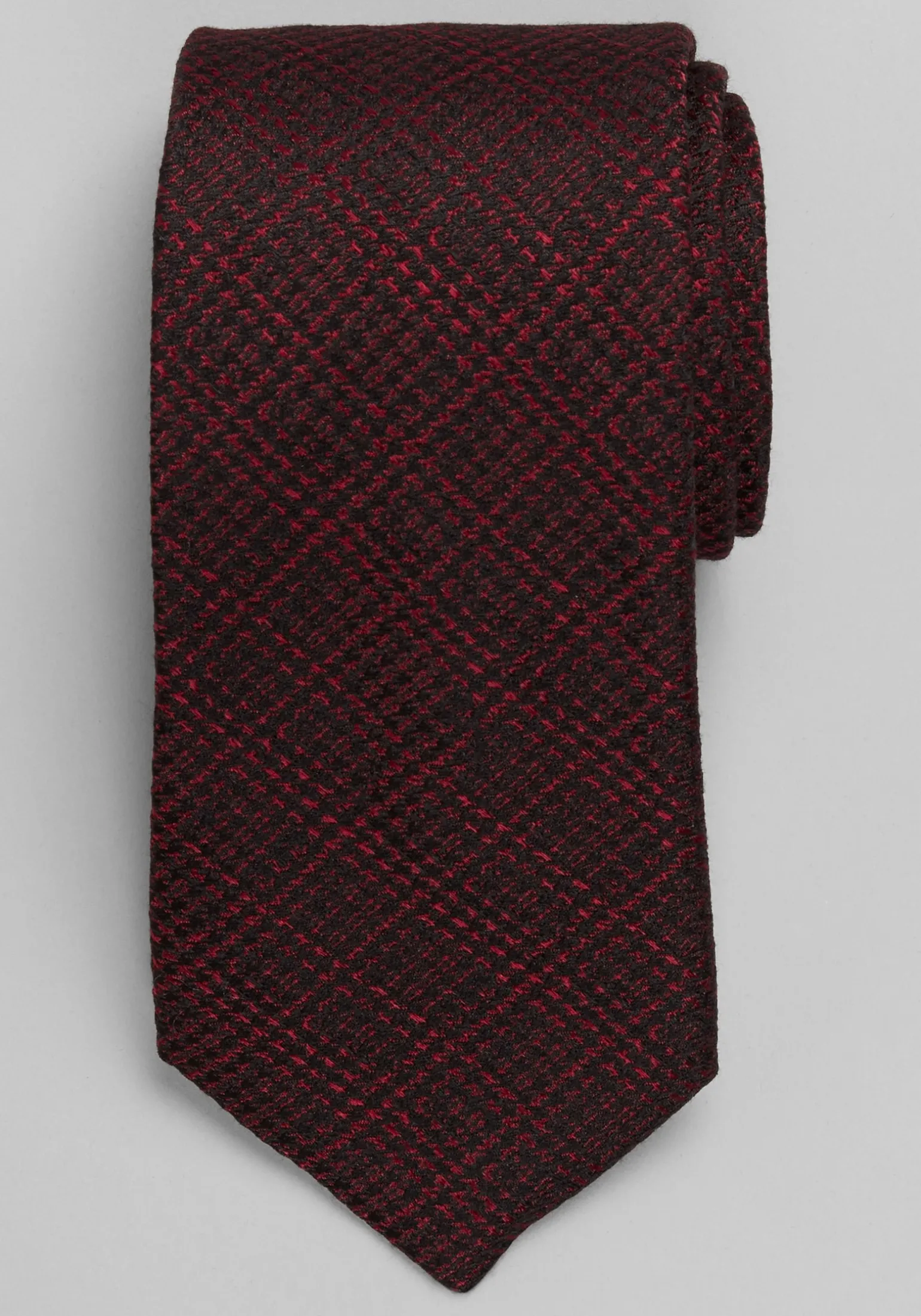 Traveler® Collection Houndstooth Plaid Tie