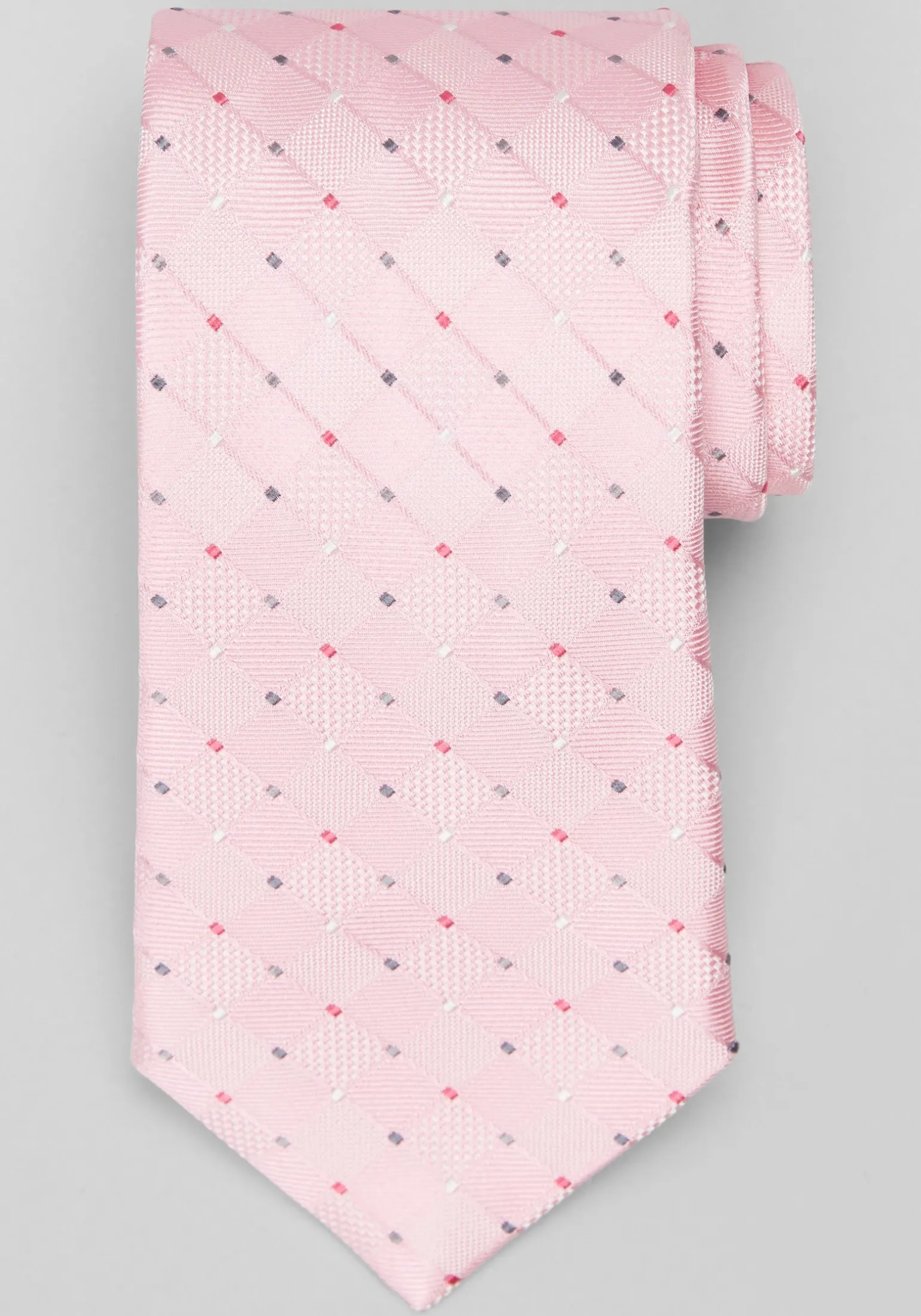 Traveler® Collection Multi-Texture Grid Tie - Long