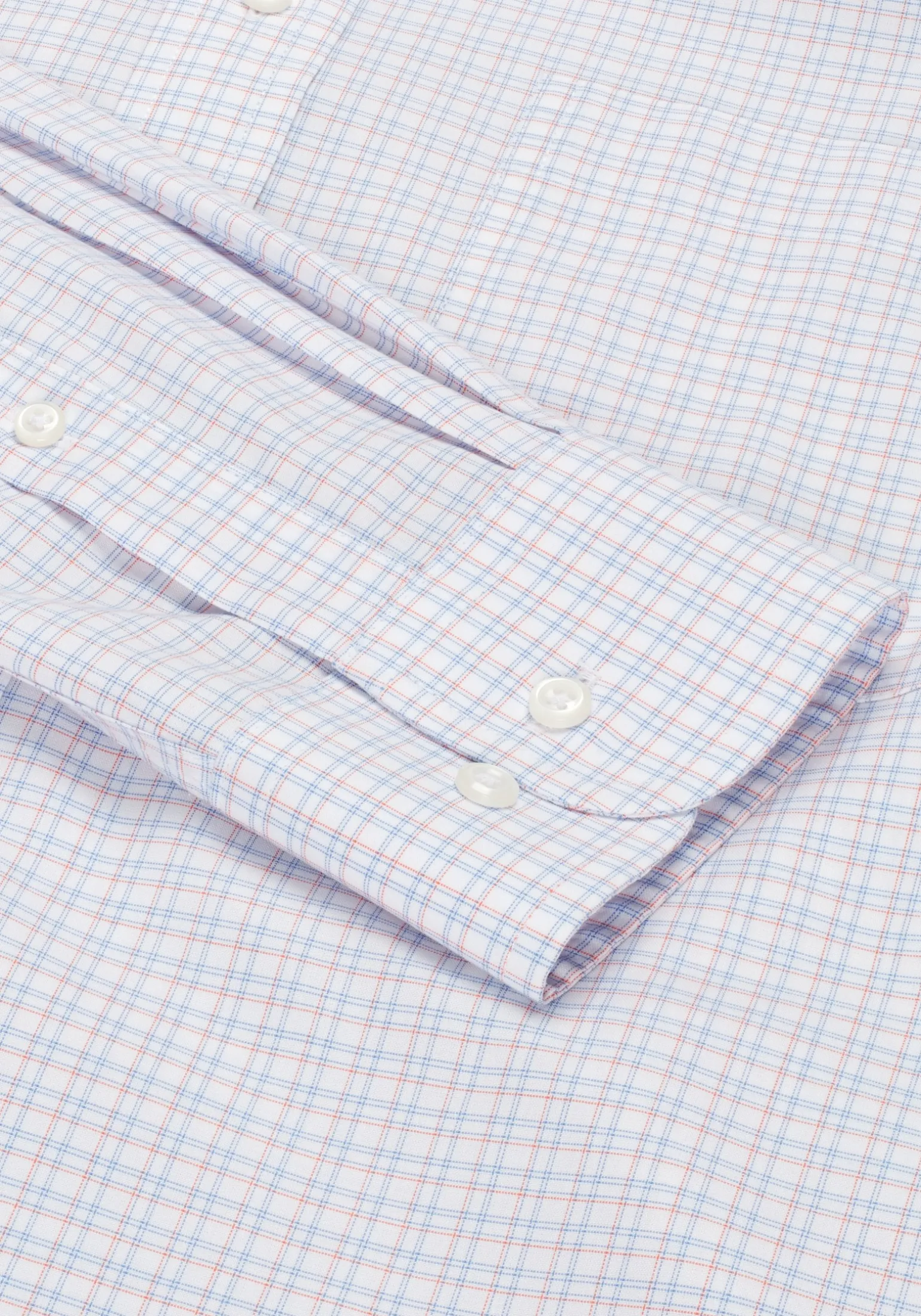 Traveler® Collection Slim Fit Button-Down Collar Plaid Dress Shirt