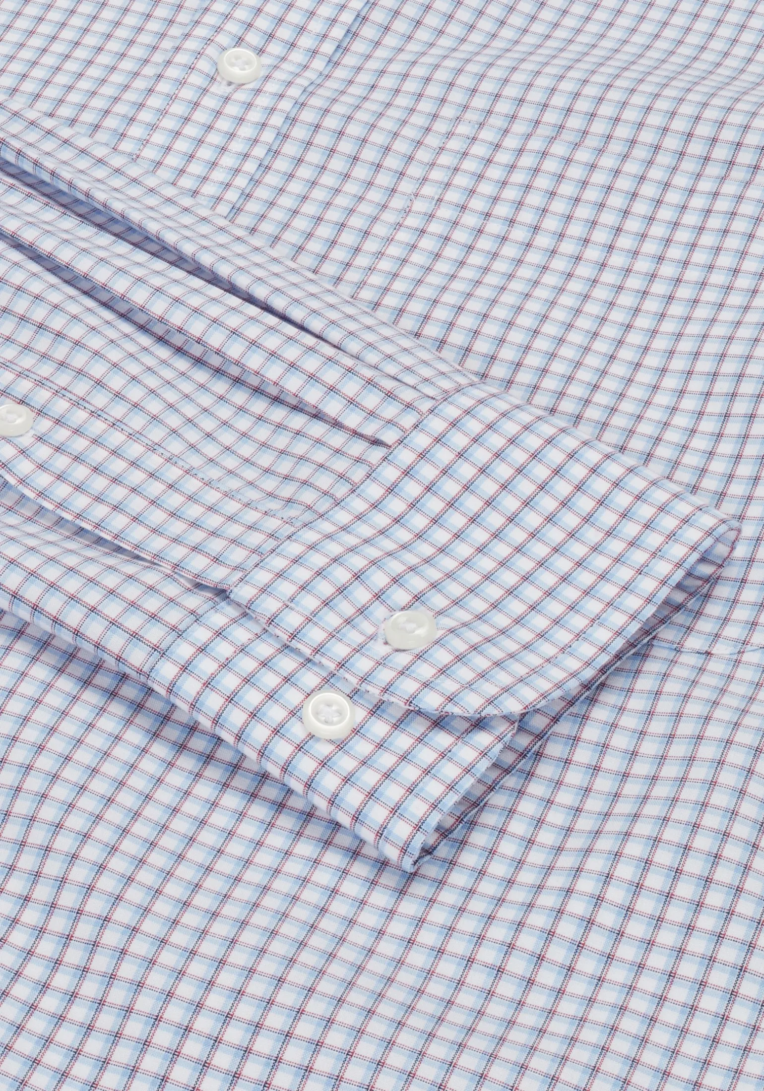 Traveler® Collection Slim Fit Spread Collar Check Dress Shirt