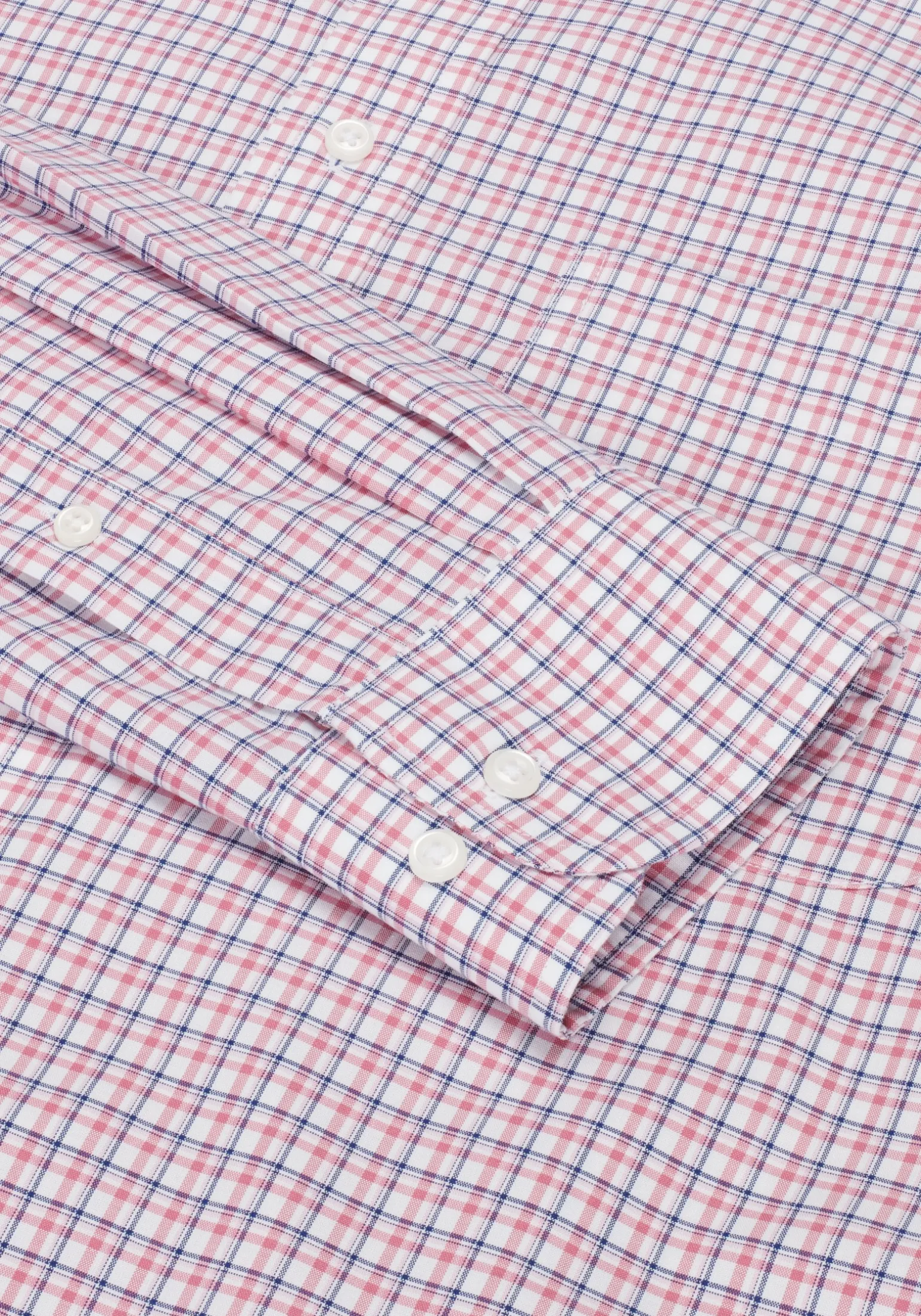 Traveler® Collection Slim Fit Button-Down Collar Plaid Dress Shirt