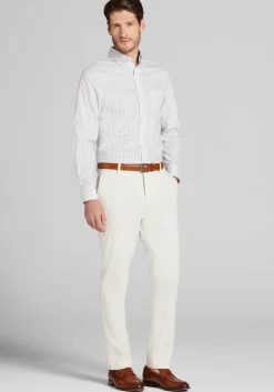 Traveler® Collection Slim Fit Button-Down Collar Grid Dress Shirt