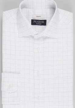 Traveler® Collection Slim Fit Multi Tattersall Dress Shirt