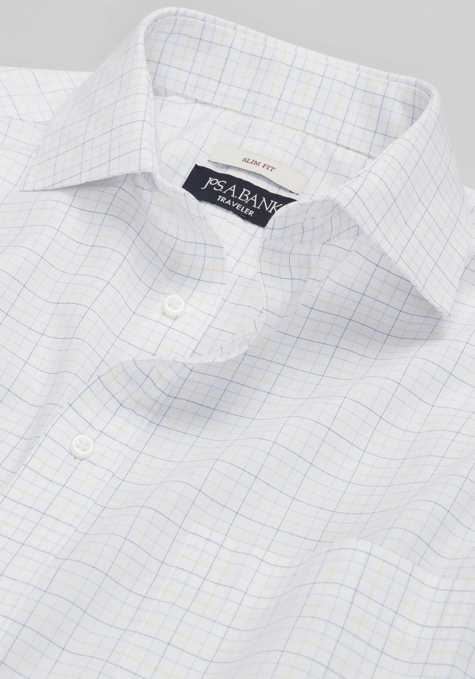 Traveler® Collection Slim Fit Multi Tattersall Dress Shirt