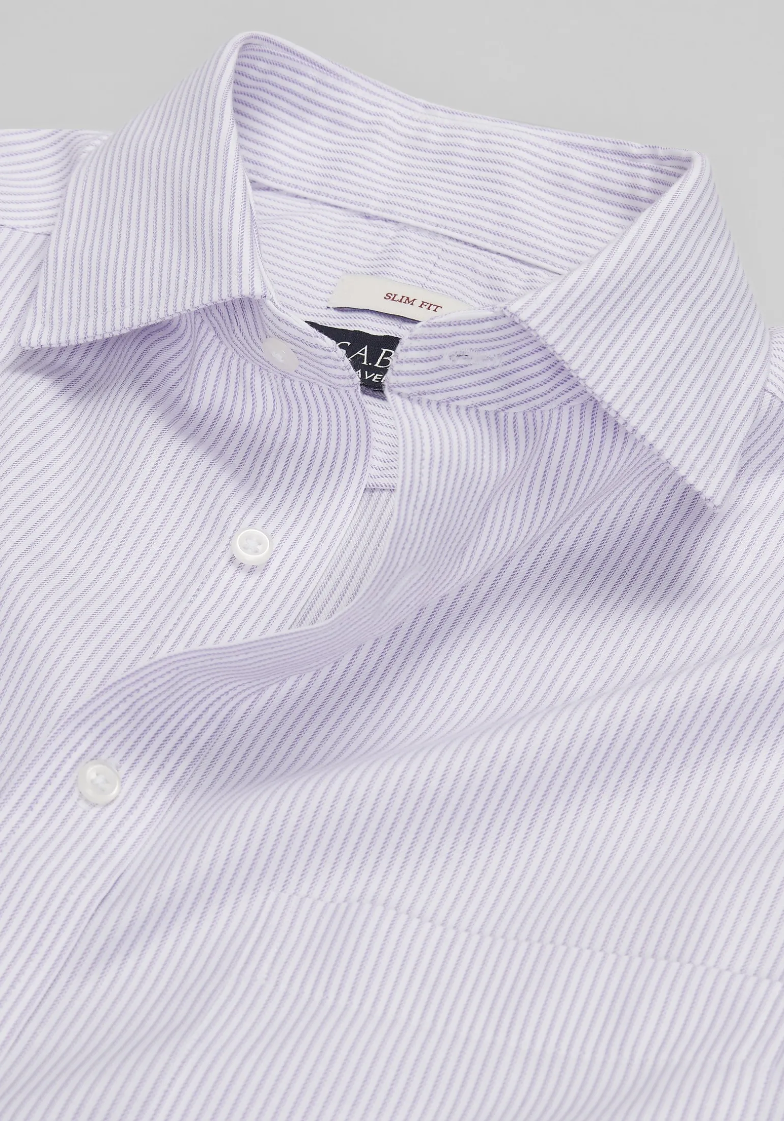 Traveler® Collection Slim Fit Tight Stripe Dress Shirt