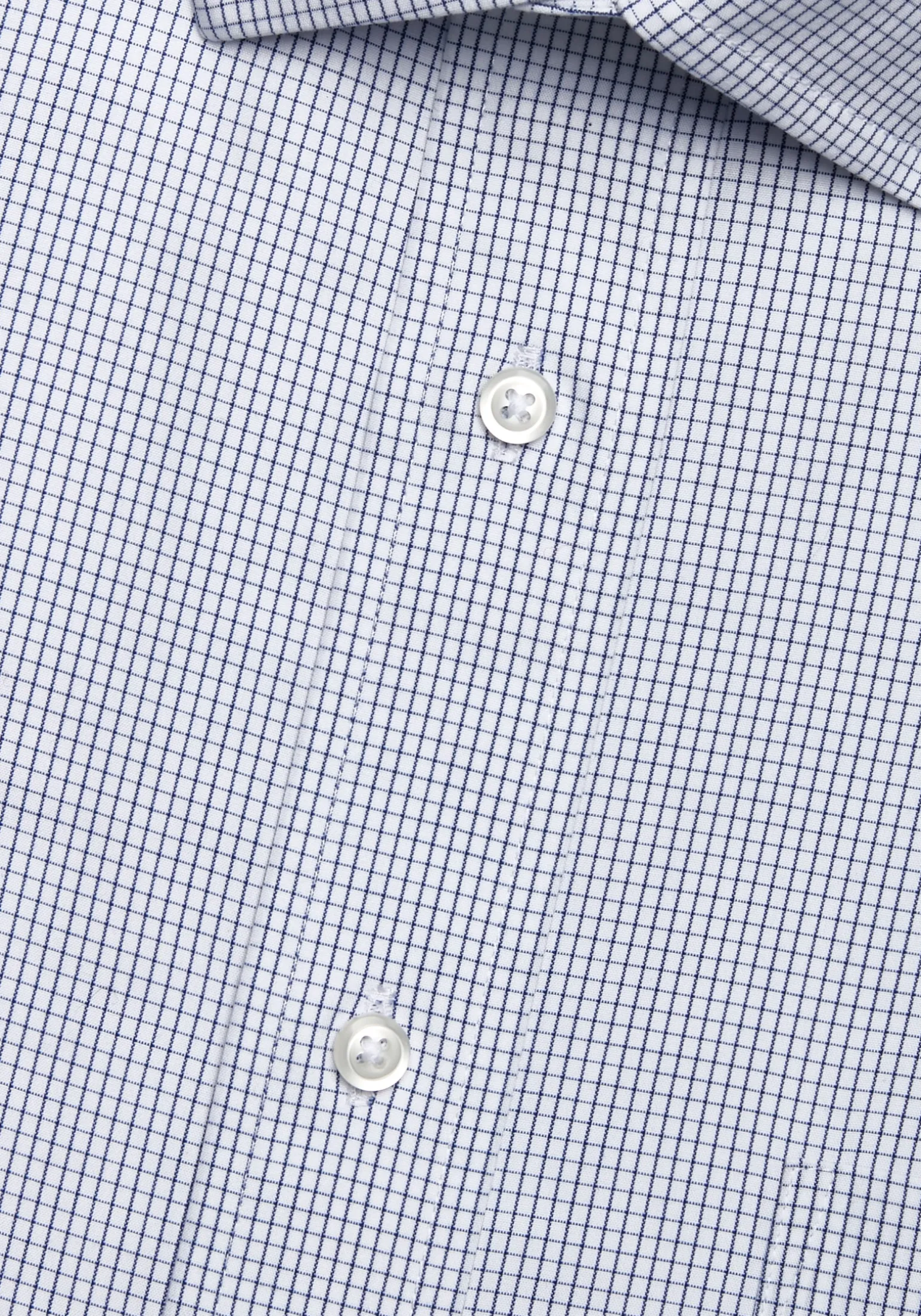 Traveler® Collection Tailored Fit Spread Collar Mini Check Dress Shirt