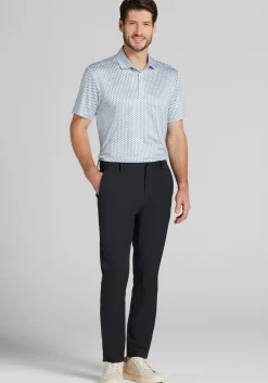 Traveler® Collection Tailored Fit Medallion Performance Polo