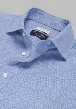 Traveler® Collection Tailored Fit Spread Collar Tattersall Dress Shirt - Big & Tall
