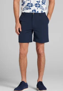 Traveler® Collection Tailored Fit Performance Seersucker Shorts 7'' Inch Inseam CLEARANCE