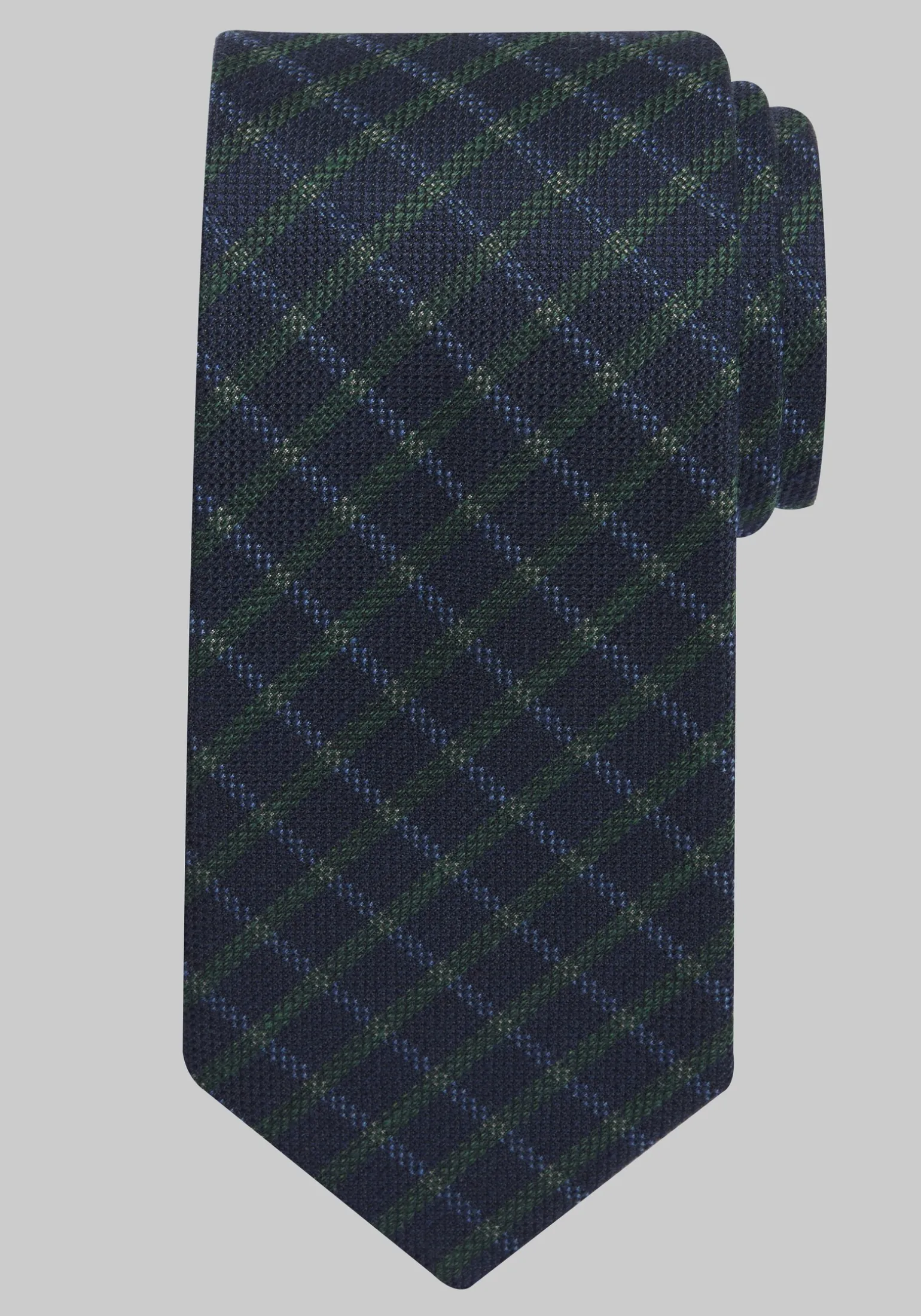 Traveler® Collection Textured Plaid Tie