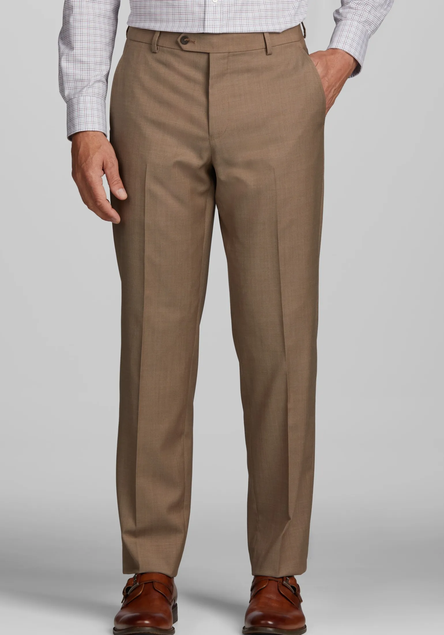 Traveler® COOLMOTION Performance Wool Dress Pant - Traditional Fit
