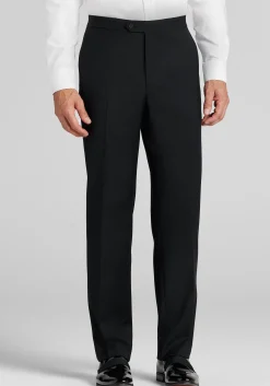 Traveler® COOLMOTION Tailored Fit Textured Wool Blend Tuxedo Separates Pants - Big & Tall