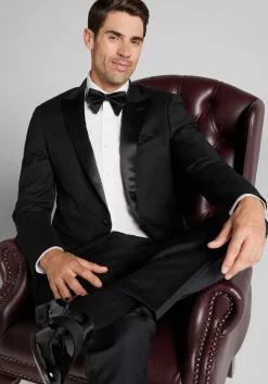 Traveler® COOLMOTION Tailored Fit Textured Solid Tuxedo Separate Jacket