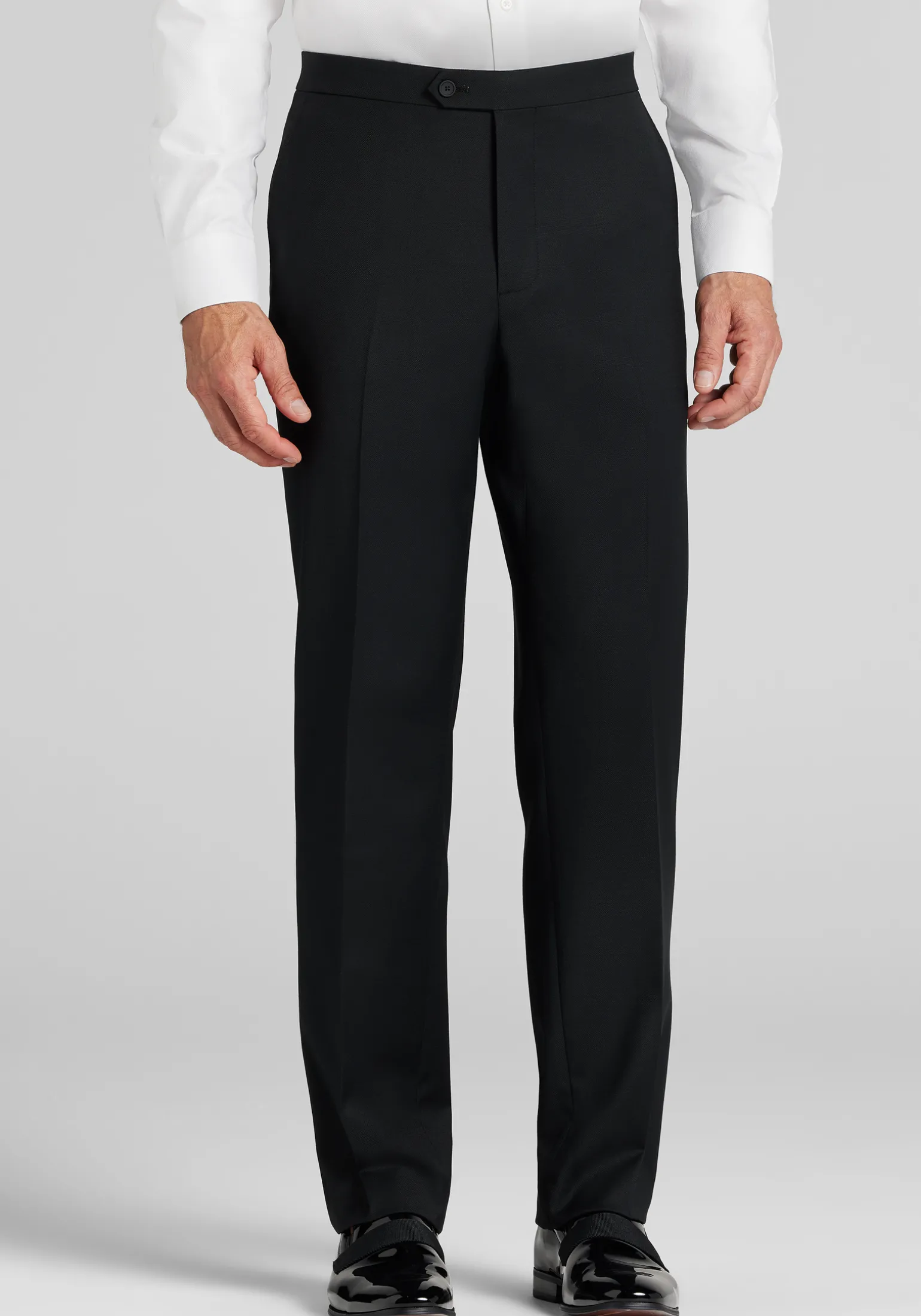 Traveler® COOLMOTION Tailored Fit Textured Wool Blend Tuxedo Separates Pants