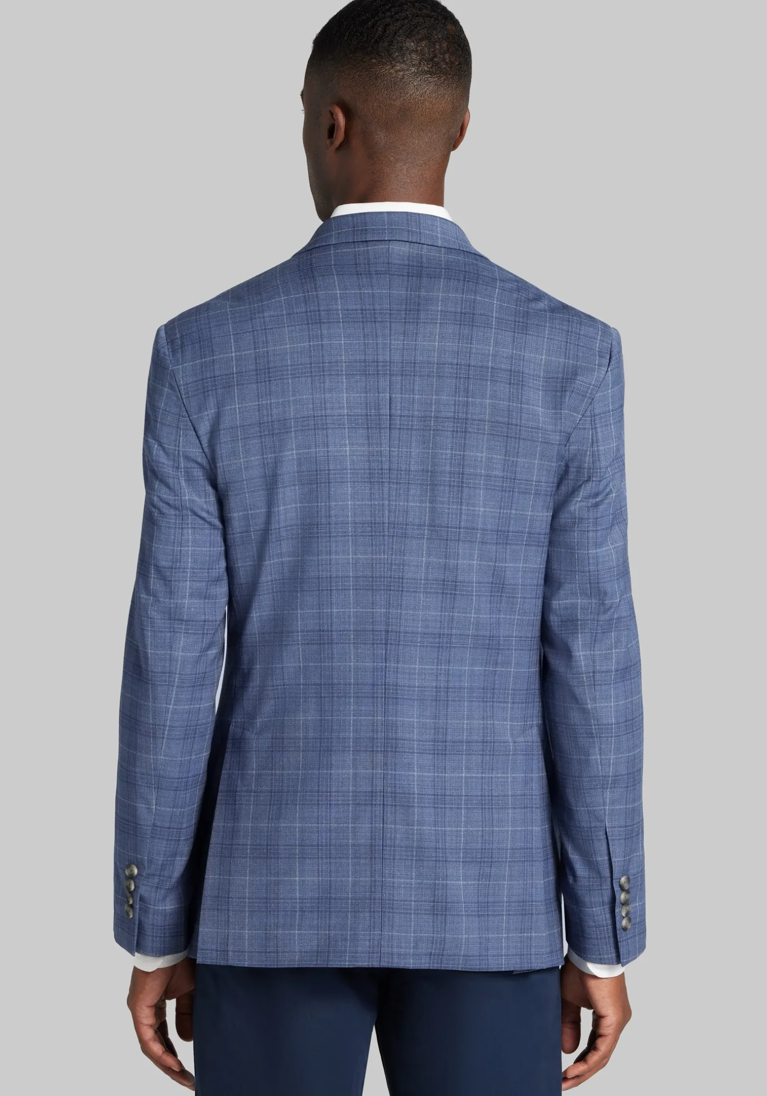 Traveler® COOLMOTION Tailored Fit Windowpane Sportcoat