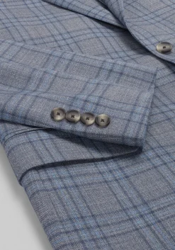 Traveler® COOLMOTION Traditional Fit Plaid Sportcoat