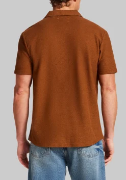 Weatherproof Vintage Structural Pique Short Sleeve Camp Shirt