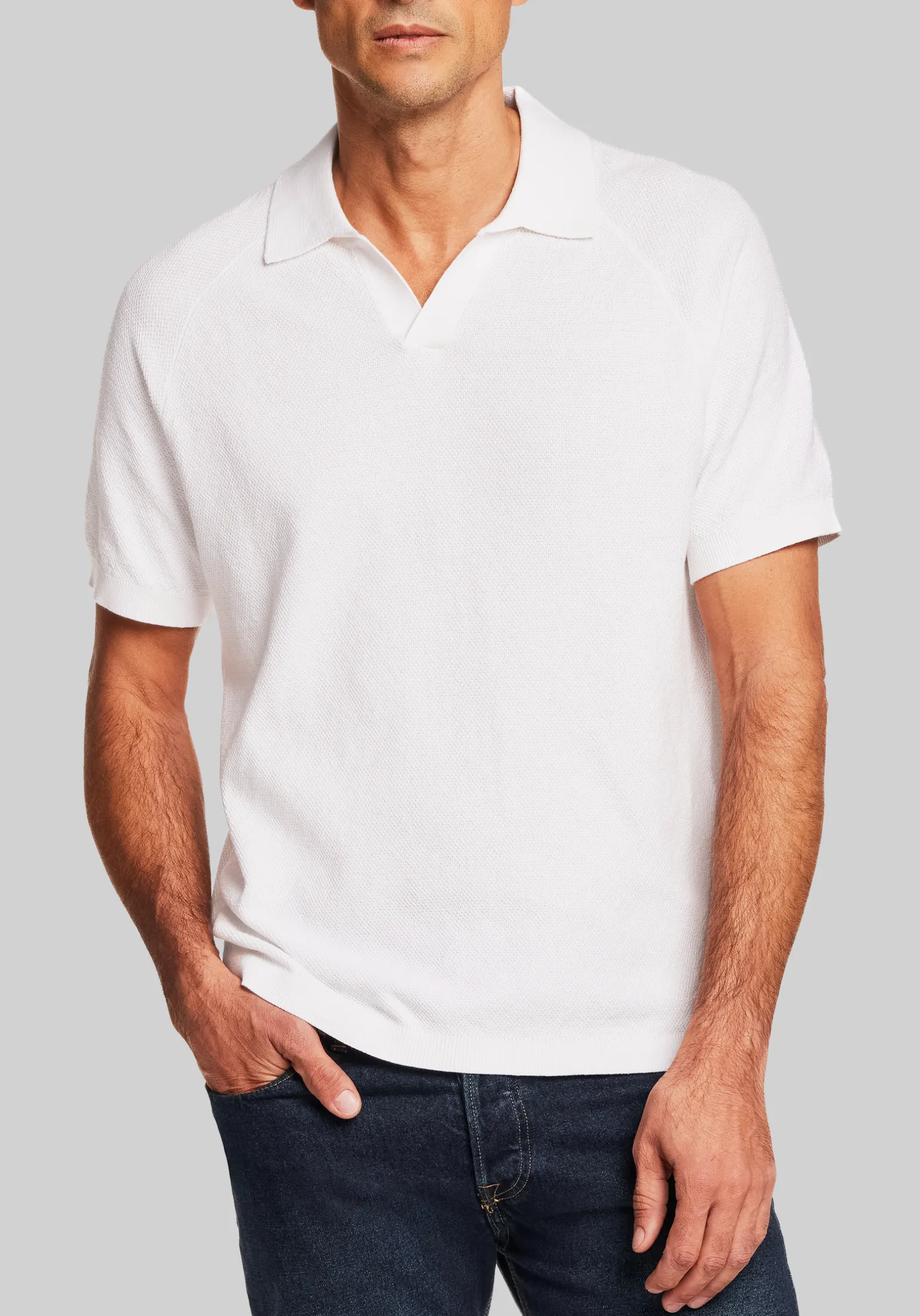 Weatherproof Vintage Tailored Fit Short Sleeve Polo Sweater