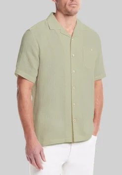 Weatherproof Vintage Traditional Fit Airtex Camp Shirt