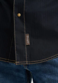 Wrangler Retro Premium Tailored Fit Western Button Up Shirt