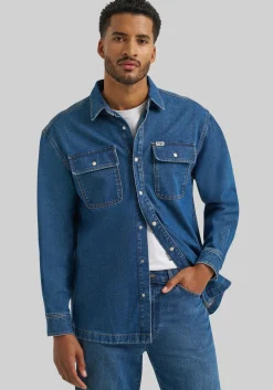 Wrangler Tailored Fit Denim Overshirt